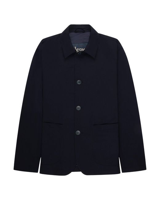 Herno Blue Technical Jacket for men