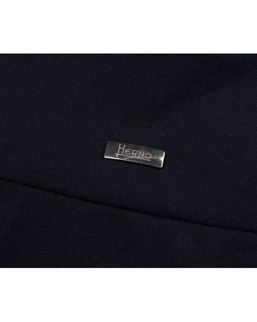 Herno Blue Technical Light Weight Bomber Jacket for men