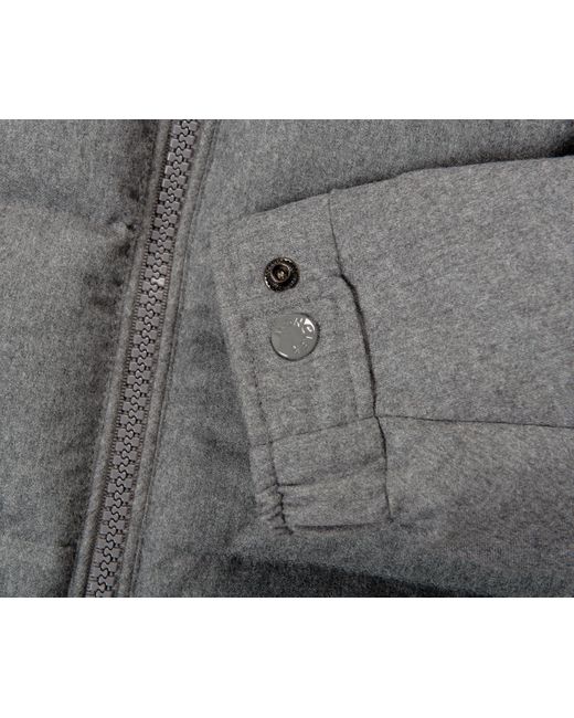 Moncler Gray Montgenevre Short Down Jacket Grey for men