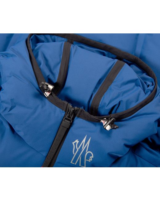Moncler Grenoble Arcesaz Short Down Jacket Cobalt Blue for men