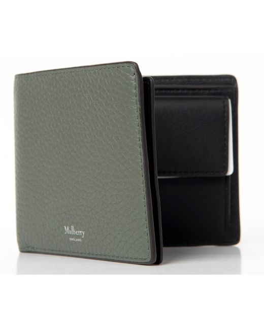 Mulberry Green 8 Card Coin Wallet Uniform Eco for men