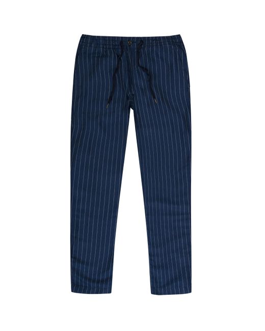 Polo Ralph Lauren Blue Prepster Striped Drawstring Trousers Navy for men
