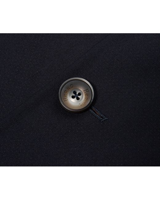 Herno Blue Light Weight Contrast Lining 3/4 Jacket for men