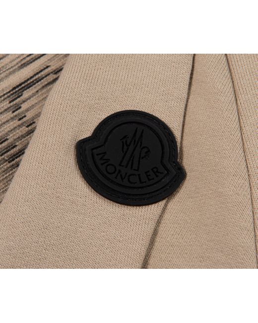 Moncler Natural Blurred Chest Logo Sweatshirt Light for men