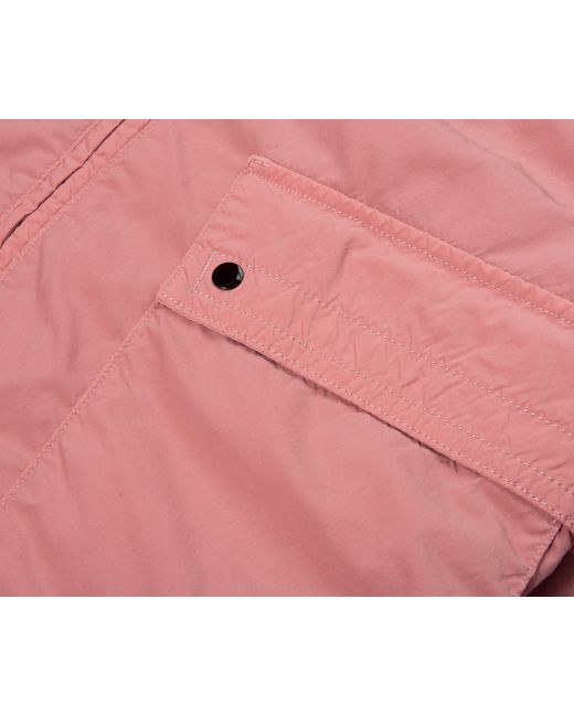 Stone Island Pink Light Compact Touch Poly Tc Jacket for men
