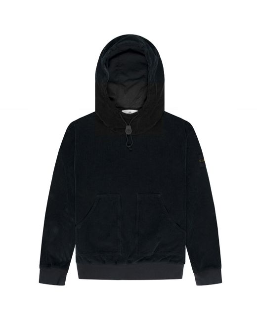 Stone Island Black Corduroy Smock Jacket for men