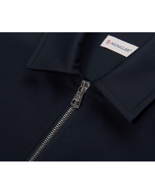 Moncler Blue Chest Pocket Overshirt for men