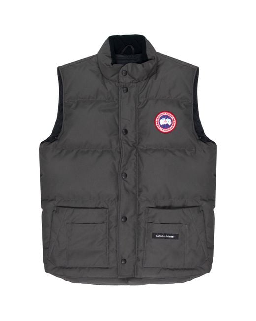 Canada Goose Gray Freestyle Crew Gilet for men