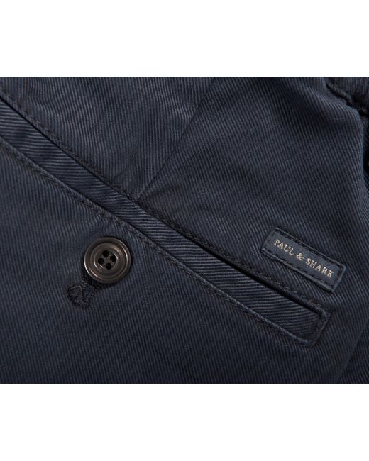 Paul & Shark Drawcord Cargo Trousers Navy in Blue for Men