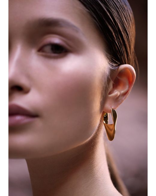 ALOË 24k Gold Plated Pink Terrazzo Fan Hoop Earrings | Polymer Clay – The  Bias Cut