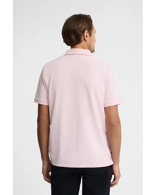 Polo Rosa A Maniche Corte Con Logo Ricamato Rigby Go di POLO CLUB in Pink da Uomo