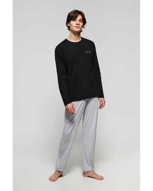 Pantalon De Pyjama Isaac Gris Chin POLO CLUB pour homme en