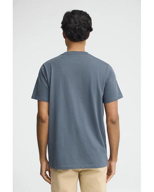 Maglietta Blu Denim A Maniche Corto Con Ricamo Rigby Go di POLO CLUB in Green da Uomo