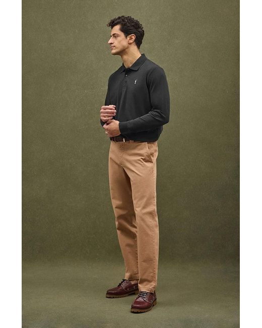 Polo Nera A Maniche Corte, Regular Fit Con Ricamo Rigby Go di POLO CLUB in Black da Uomo