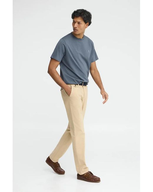 Maglietta Blu Denim A Maniche Corto Con Ricamo Rigby Go di POLO CLUB in Green da Uomo