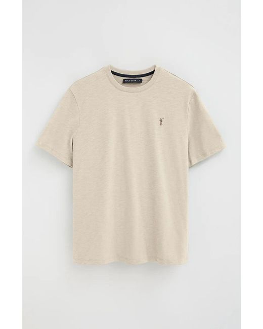Maglietta A Maniche Corte E Fit Ampio Con Logo Rigby Go di POLO CLUB in Blue da Uomo