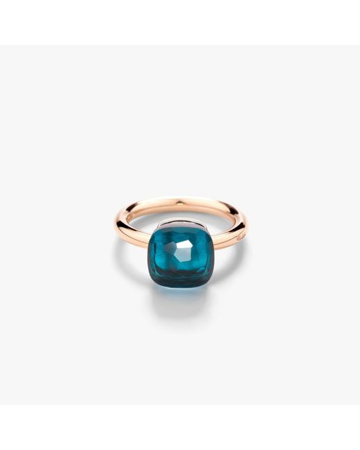 Pomellato Blue Ring Nudo Classic
