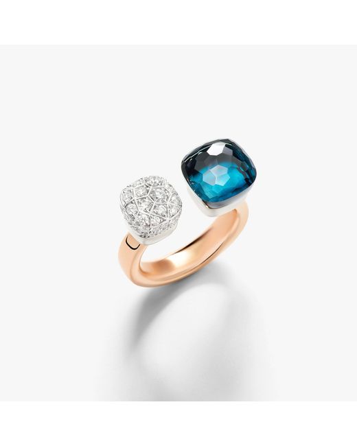 Pomellato Blue Nudo Ring