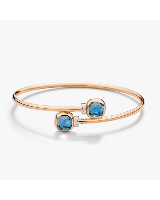 Bangle Nudo Mini di Pomellato in Blue