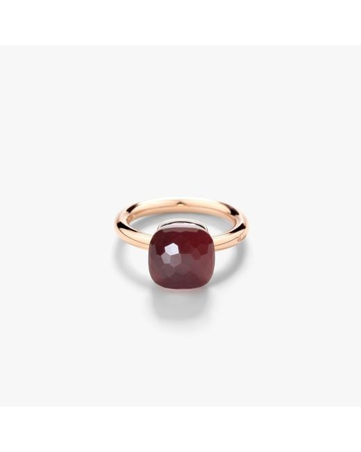 Pomellato Red Klassischer Ring Nudo