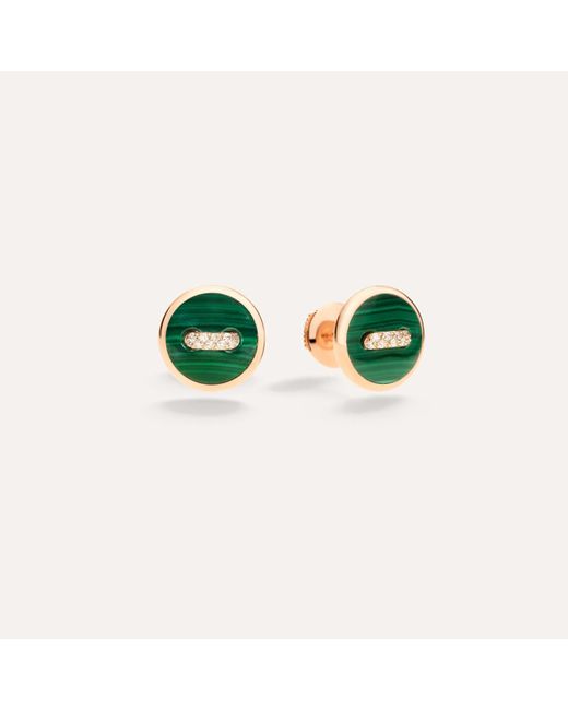 Pomellato Green Pom Pom Dot Earrings