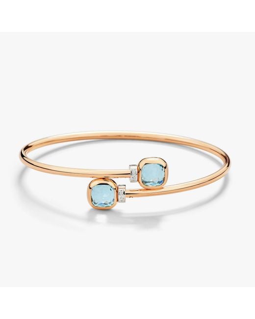 Pomellato Blue Nudo Mini Bangle