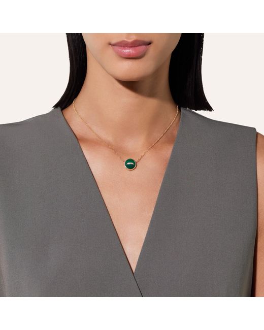 Pomellato Green Pom Pom Dot Necklace With Pendant
