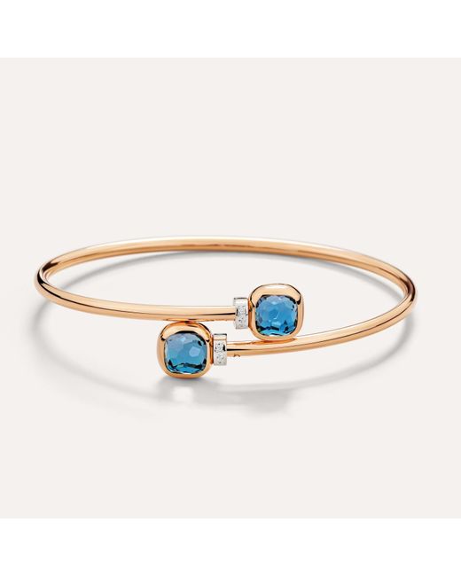 Bangle Nudo Mini di Pomellato in Blue