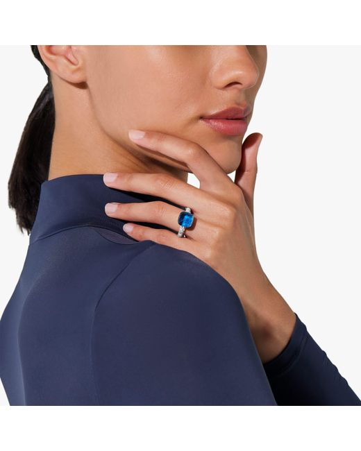 Pomellato Blue Klassischer Ring Nudo