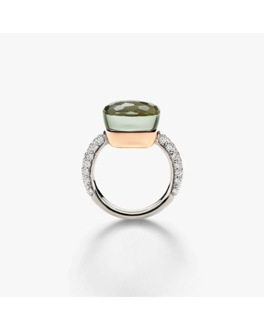 Pomellato Green Ring Nudo