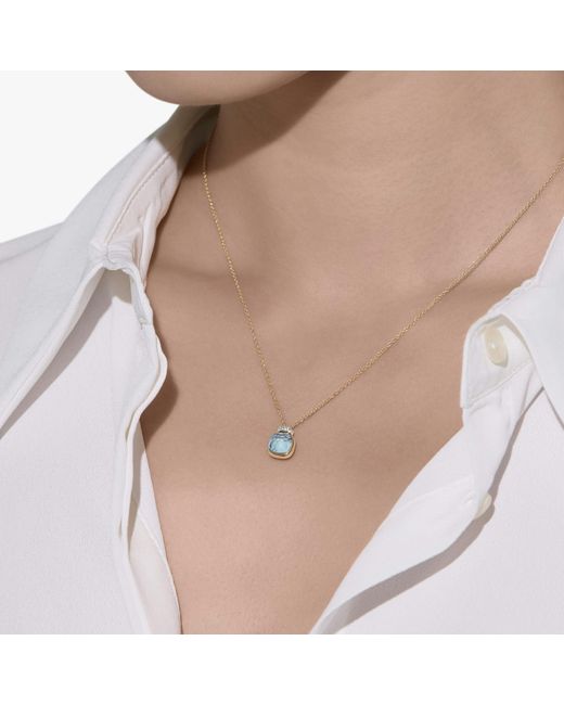 Pomellato Metallic Nudo Mini Halskette Mit Anhänger