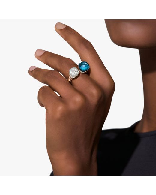 Pomellato Blue Nudo Ring