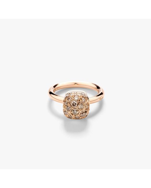 Pomellato White Ring Nudo Solitaire Petit