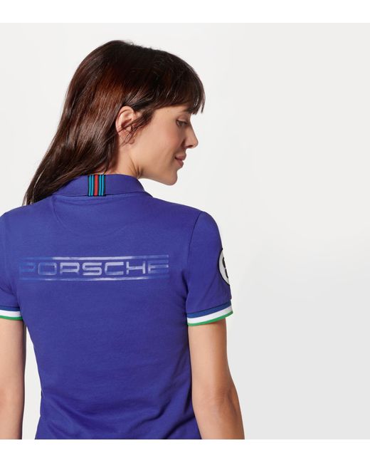 Porsche Design Blue Polo-Shirt Damen – MARTINI RACING®