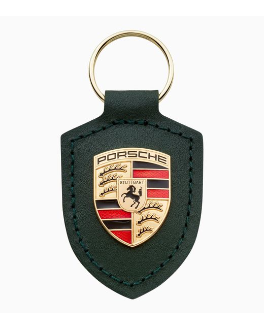 Porsche Design Green Schlüsselanhänger Wappen "Driven by Dreams" – 75Y