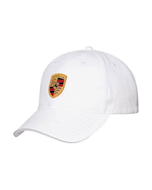 Porsche Design White Baseball Wappen Cap – Essential