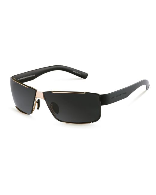 Porsche Design P ́8509 Sunglasses - (B) light gold matt, black - 64 für Herren