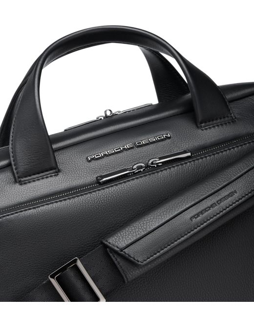 Porsche Design Black Roadster Leather Briefcase S