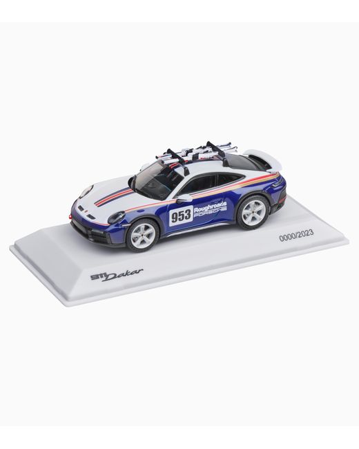 Porsche Design Blue Porsche 911 Dakar (992) mit Skiern – Christmas – Ltd.