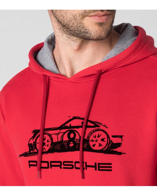 Porsche Design Red Kapuzenpullover – Essential