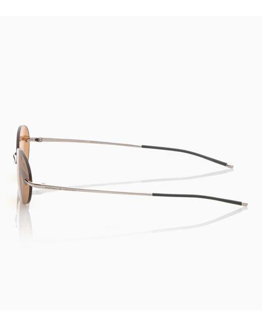 Porsche Design White Sunglasses Liquid Titanium #7