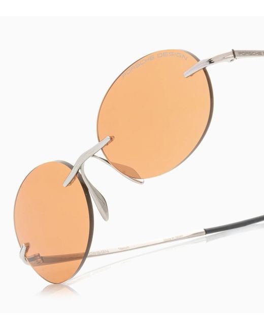 Porsche Design White Sunglasses Liquid Titanium #7