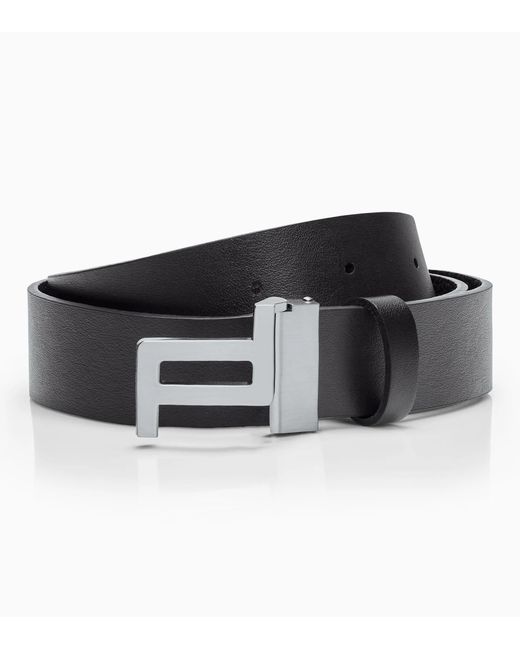 Porsche Design Black Business Belt Icon Reversible 35 for men