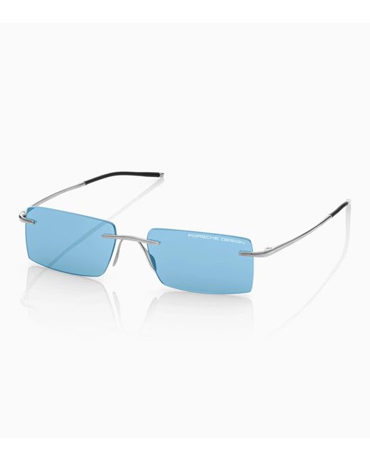 Porsche Design Blue Sunglasses Liquid Titanium #8 for men