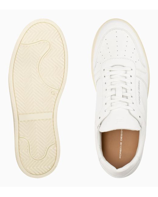 Porsche Design White Gumsole Trainers for men