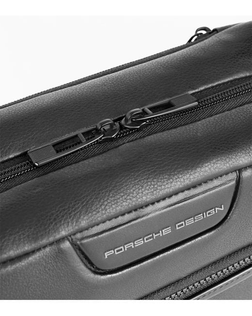 Porsche Design Black Roadster Leather Washbag