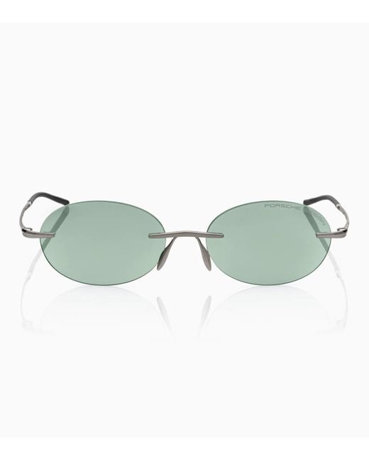Porsche Design Green Sunglasses Liquid Titanium #7