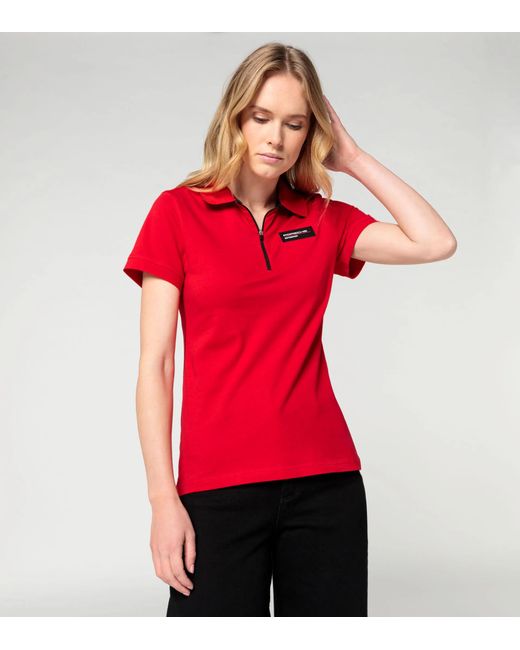 Porsche Lifestyle Red Polo Shirt – Motorsport Fanwear