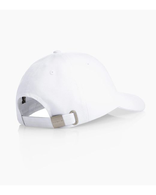 Porsche Lifestyle White Crest Baseball Cap – Essential