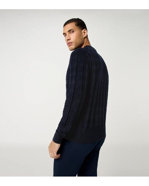 Porsche Design Blue Sweater for men